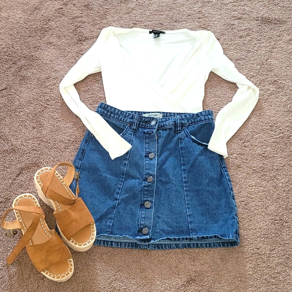 Jean skirt